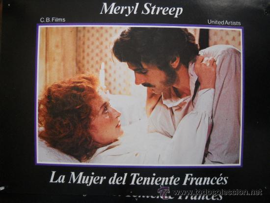 Kino: LA MUJER DEL TENIENTE FRANCES - Meryl Streep - 12 Lobby-Cards de CB Films
