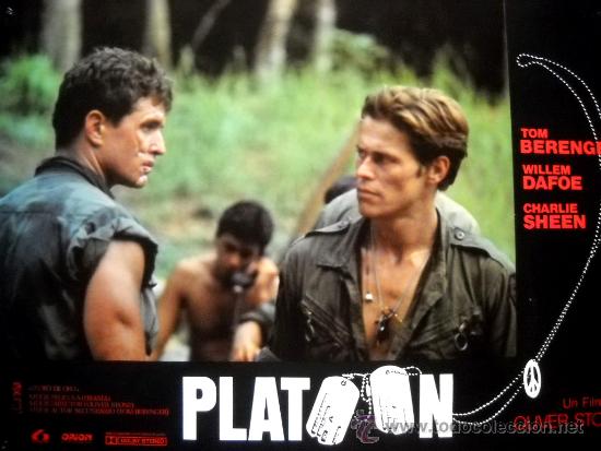 Kino: PLATOON - OLIVER STONE - 10 Lobby-Cards de Orion