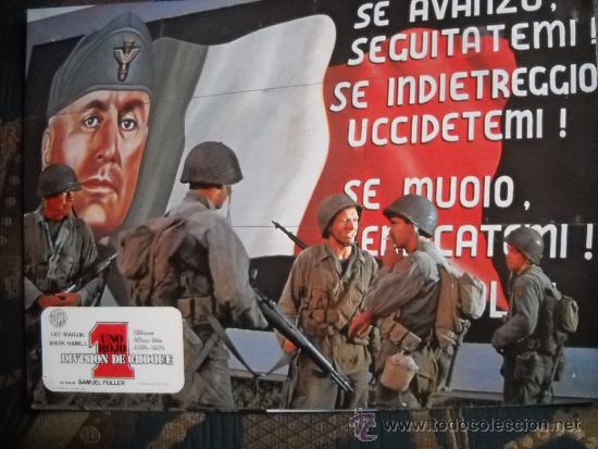 Kino: UNO ROJO DIVISION DE CHOQUE - SAMUEL FULLER - 12 Lobby-Cards de Diasa