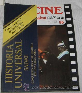 Cinema: EL CINE, ENCICLOPEDIA SALVAT DEL 7&ordm; ARTE, N&ordm; 86, DE 1980