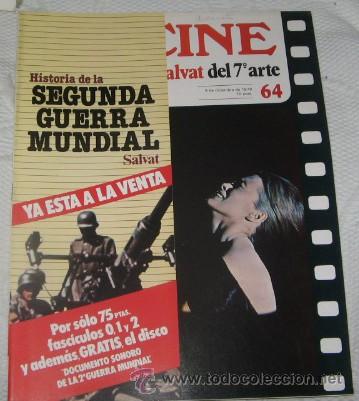 Cinema: EL CINE, ENCICLOPEDIA SALVAT DEL 7&ordm; ARTE, N&ordm; 64, DE 1979