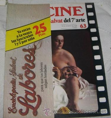 Cinema: EL CINE, ENCICLOPEDIA SALVAT DEL 7&ordm; ARTE, N&ordm; 63, DE 1979