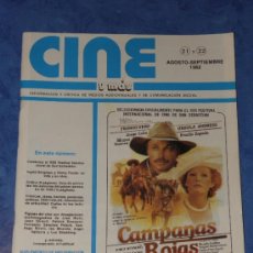 Cine: CINE Y MAS REVISTA Nº 21 Y 22 AGOSTO Y SEPTIEMBRE 1982. Lote 35506394