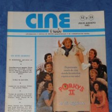 Cine: CINE Y MAS REVISTA Nº 32 Y 33 JULIO Y AGOSTO 1983 PORTADA. Lote 35506557