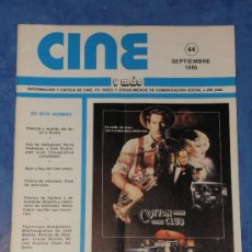 Cine: CINE Y MAS REVISTA Nº 44 SEPTIEMBRE 1985 PORTADA . Lote 35507377