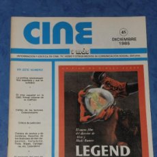 Cine: CINE Y MAS REVISTA Nº 45 DICIEMBRE 1985 PORTADA. Lote 35507431