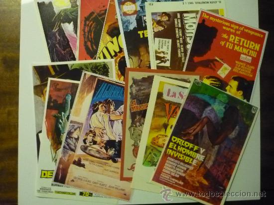 Kino: LOTE REPROD.CARTELES DIF.EPOCAS CINE TERROR