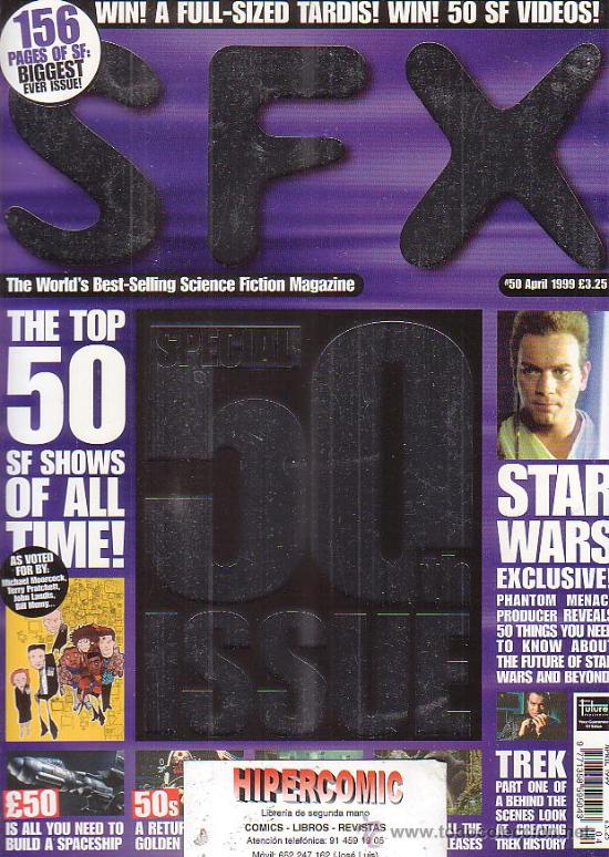 Cinema: SFX ESPECIAL N&ordm; 50 ( EDICION EN INGLES ) REVISTA DE CINE