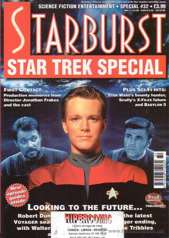 Cinema: STARBURST N&ordm; 32 STAR TREK SPECIAL ( EDICION EN INGLES ) REVISTA DE CINE