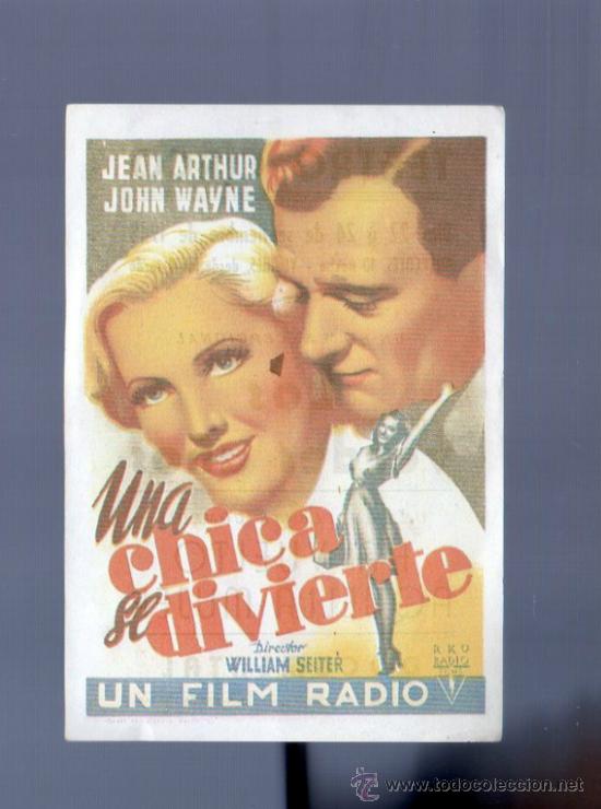 Cinema: PROGRAMA DE CINE. CON PUBLICIDAD. UNA CHICA SE DIVIERTE. REPRODUCCION A&Ntilde;OS 80. TEATRO CIRCO.