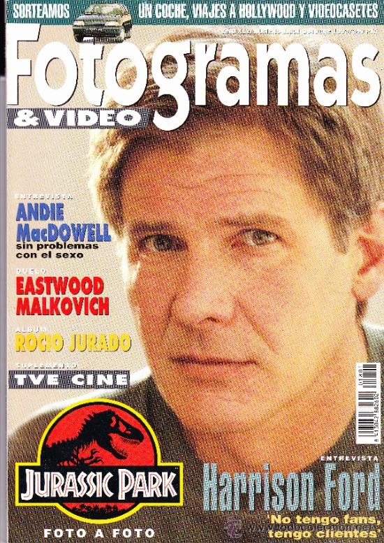 Cinema: FOTOGRAMAS & VIDEO-----N&ordm; 1801----OCTUBRE---1993----REVISTA DE CINE