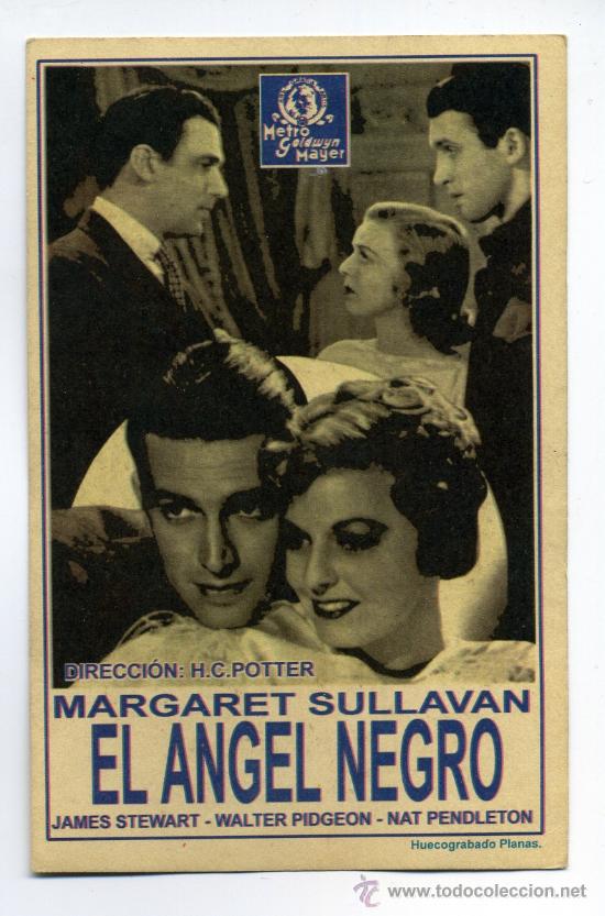 Kino: EL ANGEL NEGRO, con James Steward.