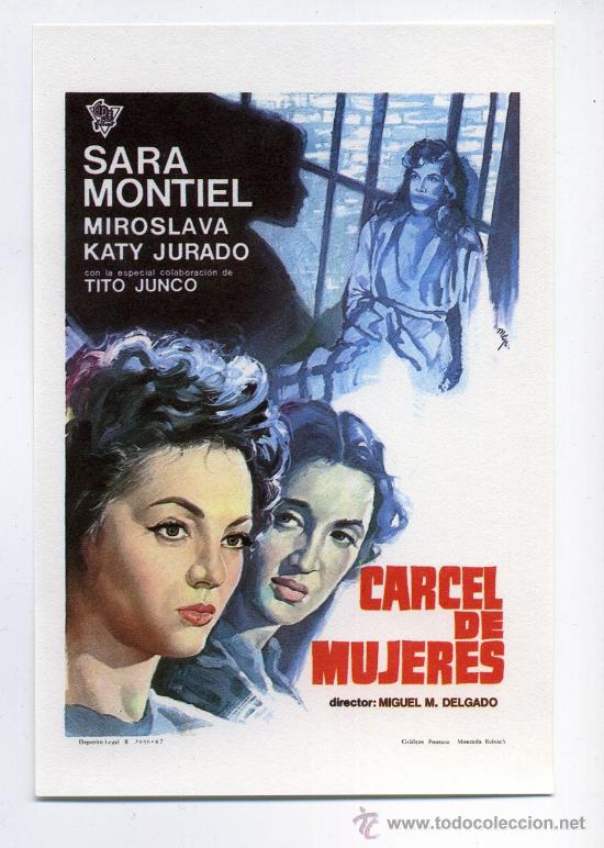 Kino: 1 REPRODUCCIONES EN PAPEL DE CARCEL DE MUJERES, con SARA MONTIEL.
