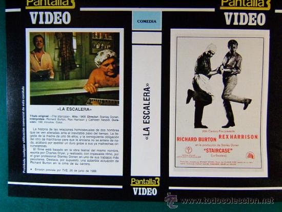 Cine: LA ESCALERA-STANLEY DONEN-RICHARD BURTON+++LA CONDESA DE HONG KONG-MARLON BRANDO-1988-CARATULA...