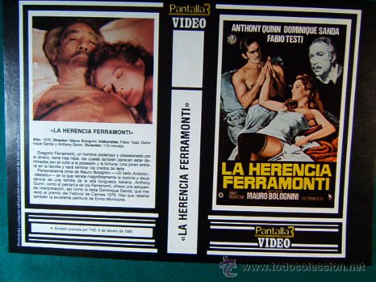 Cine: LA HERENCIA FERRAMONTI-FABIO TESTI+++55 DIAS EN PEKIN-CHARLTON HESTON-1989-CARATULAS...