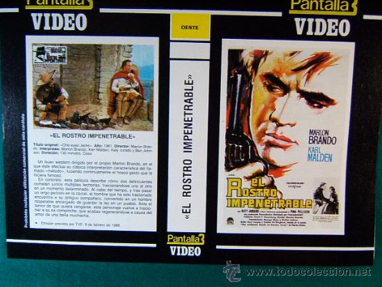 Cine: EL ROSTRO IMPENETRABLE-MARLON BRANDO+++HANGMEN-RICHARD R WASHBURN-JAKE LAMOTTA-1988-CARATULA...