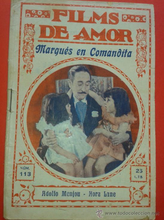 Cin&eacute;ma: antigua revista films de amor a&ntilde;os 20