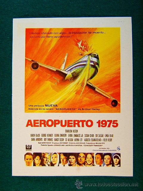 Cine: AEROPUERTO 1975 - JACK SMIBHT - CHARLTON HESTON - KAREN BLACK - MAS INFORMACION ...