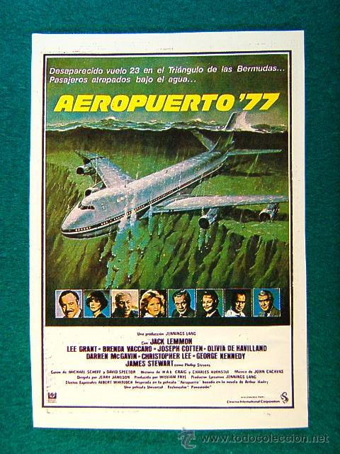 Cine: AEROPUERTO '77 - JERRY JAMESON - JACK LEMMON - LEE GRANT - BRENDA VACCARO - MAS INFORMACION ... - Foto 1 - 37653208