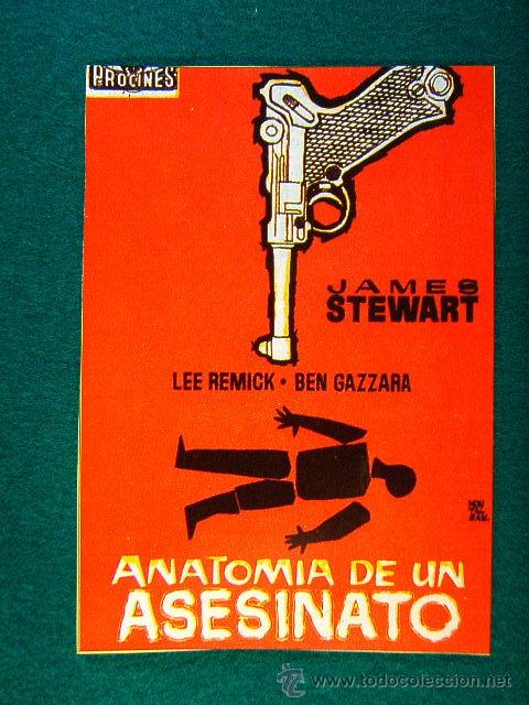 Cine: ANATOMIA DE UN ASESINATO - OTTO PREMINGER - JAMES STEWART - DIBUJO MONTALBAN - MAS INFORMACION ...