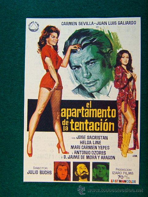 Cine: EL APARTAMENTO DE LA TENTACION - JULIO BUCHS - CARMEN SEVILLA - DIBUJO JANO - MAS INFORMACION ...