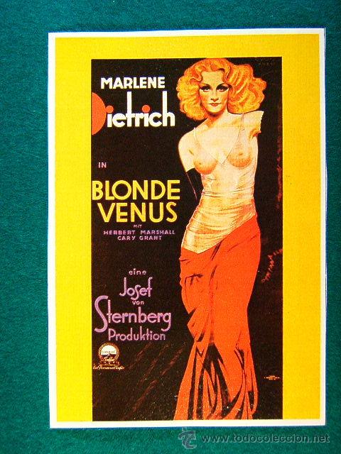 Cine: BLONDE VENUS - LA VENUS RUBIA-JOSEF VON STERNBERG-MARLENE DIETRICH-ESTRENADA 1932-MAS INFORMACION...