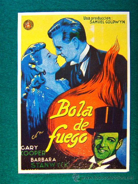Cine: BOLA DE FUEGO - HOWARD HAWKS - GARY COOPER - BARBARA STANWYCK - MAS INFORMACION ...