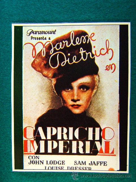 Cine: CAPRICHO IMPERIAL - JOSEF VON STERNBERG - MARLENE DIETRICH - ESTRENADA 1934 - MAS INFORMACION ...