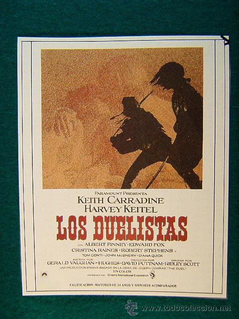 Cine: LOS DUELISTAS - RIDLEY SCOTT - KEITH CARRADINE - HARVEY KEITEL - ALBERT FINNEY - SIGUE ...