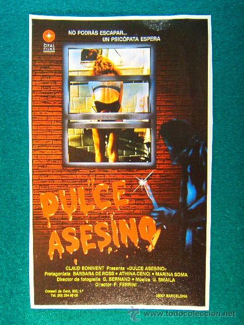 Kino: DULCE ASESINO - F. FERRINI - BARBARA DE ROSS - ATHINA CENCI - MARINA SOMA - RARISIMA - SIGUE ...