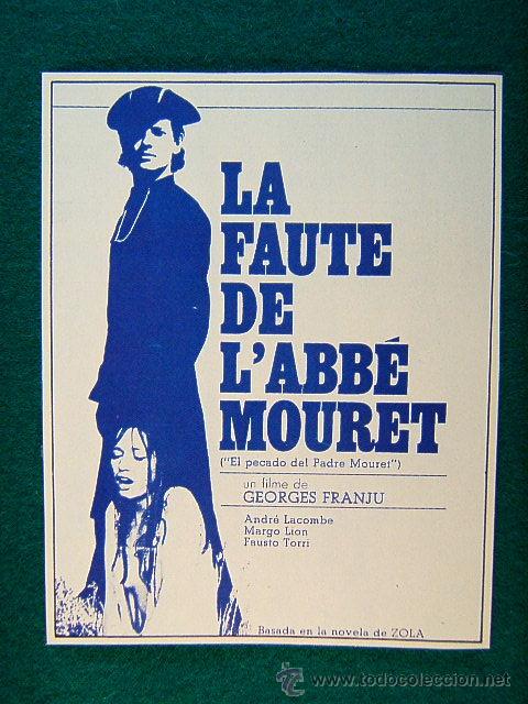 Kino: LA FAUTE DE L'ABBE MOURET - GEORGES FRANJU - ANDRE LACOMBE - MARGO LION - FAUSTO TORRI - SIGUE ...