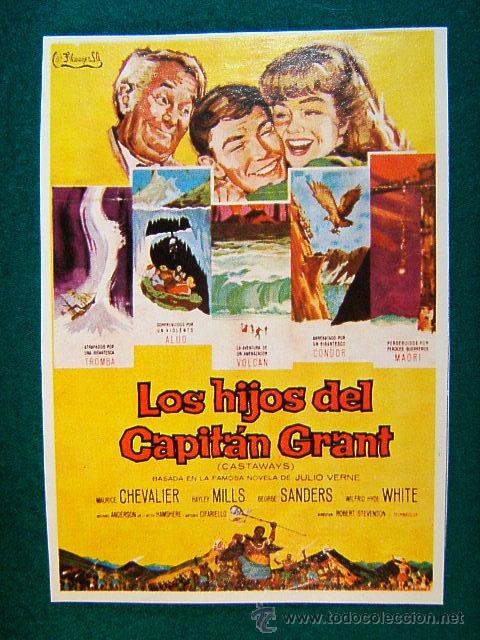Cine: LOS HIJOS DEL CAPITAN GRANT - ROBERT STEVENSON - MAURICE CHEVALIER - HARLEY MILLS - SIGUE ...