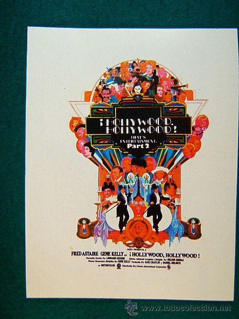 Cinema: HOLLYWOOD, HOLLYWOOD ! - ERASE UNA VEZ EN HOLLYWOOD II - GENE KELLY - FRED ASTAIRE - SIGUE ...