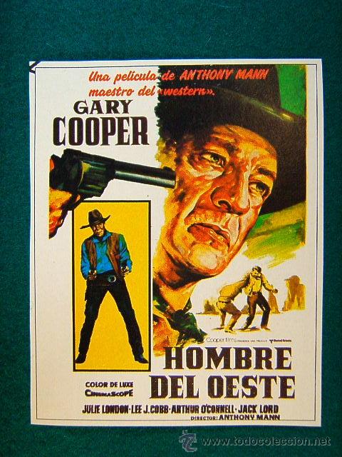 Cine: HOMBRE DEL OESTE-ANTHONY MANN-GARY COOPER-JULIE LONDON-LEE J COBB-EL-MAN OF THE WEST-SIGUE ...