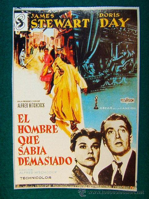 Cine: EL HOMBRE QUE SABIA DEMASIADO - ALFRED HITCHCOCK - JAMES STEWART - DORIS DAY - SIGUE ...