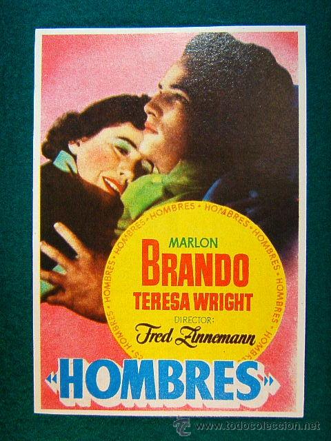Cine: HOMBRES - FRED ZINNEMANN - MARLON BRANDO - TERESA WRIGHT - SIGUE ...