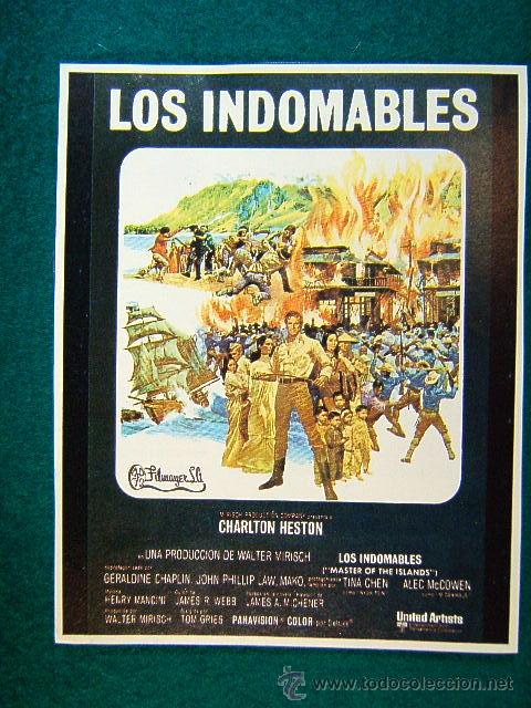 Cine: LOS INDOMABLES - TOM GRIES - CHARLTON HESTON - GERALDINE CHAPLIN - SIGUE ...