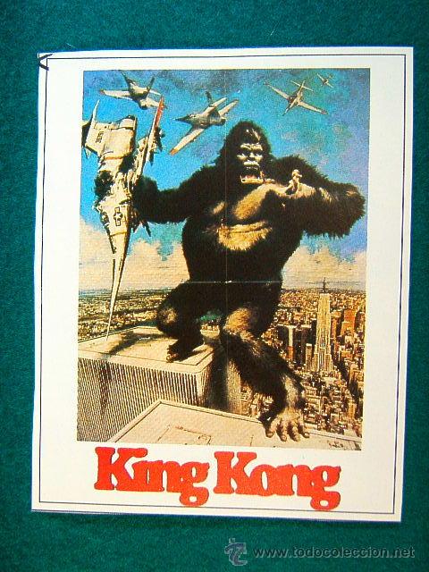 Cine: KING KONG-ILUSTRACION RARISIMA-JOHN GUILLERMIN-JEFF BRIDGES-JESSICA LANGE-CHARLES GRODIN-SIGUE ...