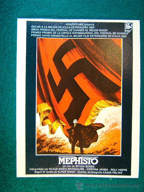 Kino: MEPHISTO - ISTVAN SZABO - KLAUS MARIA BRANDAUER - KRISTINA JANDA - PREMIOS OSCAR Y CANNES - SIGUE...
