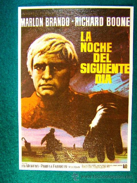 Cine: LA NOCHE DEL SIGUIENTE DIA - HUBERT CORNFIELD - MARLON BRANDO - ILUSTRACION DE MCP - SIGUE ...