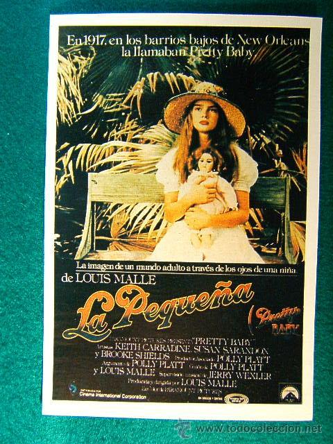 Kino: LA PEQUE&Ntilde;A - PRETTY BABY - LOUIS MALLE - BROOKE SHIELDS - SUSAN SARANDON - KEITH CARRADINE -SIGUE...
