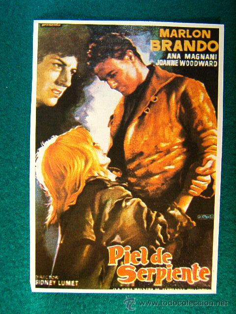 Cine: PIEL DE SERPIENTE - SIDNEY LUMET - MARLON BRANDO - ANA MAGNANI - JOANNE WOODWARD - SIGUE ...