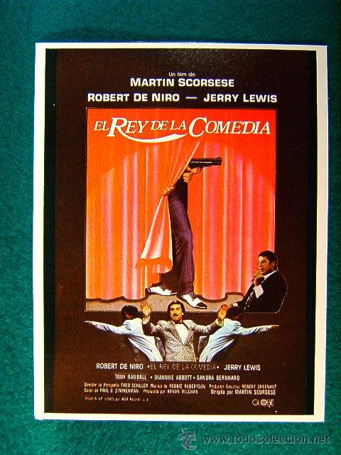 Cine: EL REY DE LA COMEDIA - MARTIN SCORSESE - ROBERT DE NIRO - JERRY LEWIS - RONY RANDALL - SIGUE ...