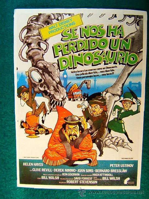 Cine: SE NOS HA PERDIDO UN DINOSAURIO - ROBERT STEVENSON - HELEN HAYES - PETER USTINOV - SIGUE ...