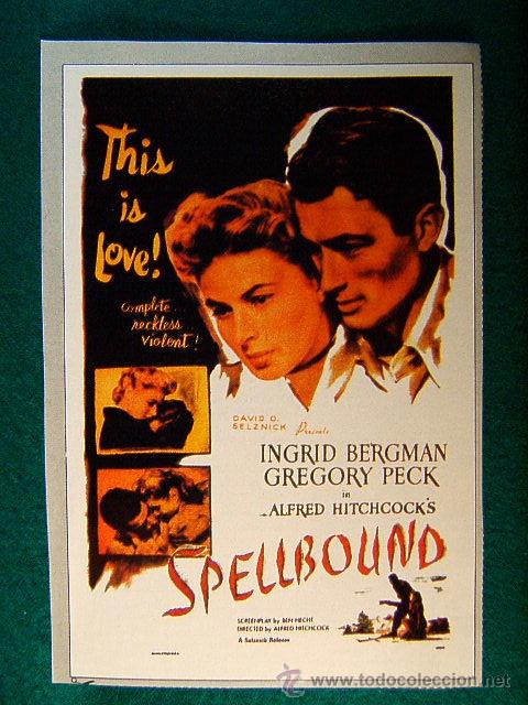 Cine: SPELLBOUND - RECUERDA - ALFRED HITCHCOK - INGRID BERGMAN - GREGORY PECK - SIGUE ...