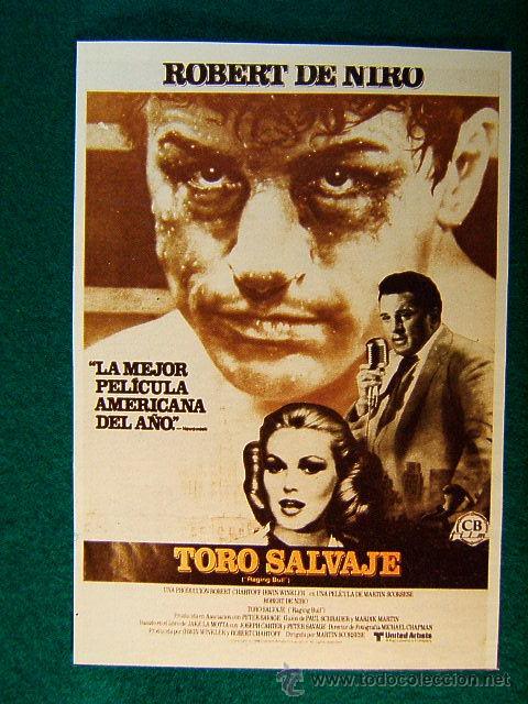 Cine: TORO SALVAJE - RAGING BULL - MARTIN SCORSESE - ROBERT DE NIRO - CATHY MORIARTY - JOE PESCI -SIGUE...