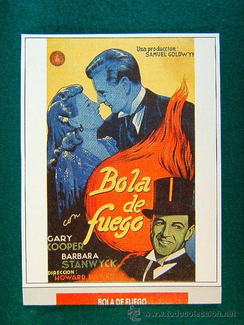 Cine: BOLA DE FUEGO - HOWARD HAWKS - GARY COOPER - BARBARA STANWYCK - OSCAR HOMOLKA - MAS ...