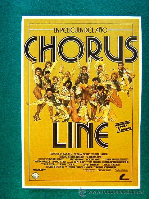 Kino: CHORUS LINE - RICHARD ATTENBOROUGH - MICHAEL DOUGLAS - TERRENCE MANN - ALYSON REED - MAS ...