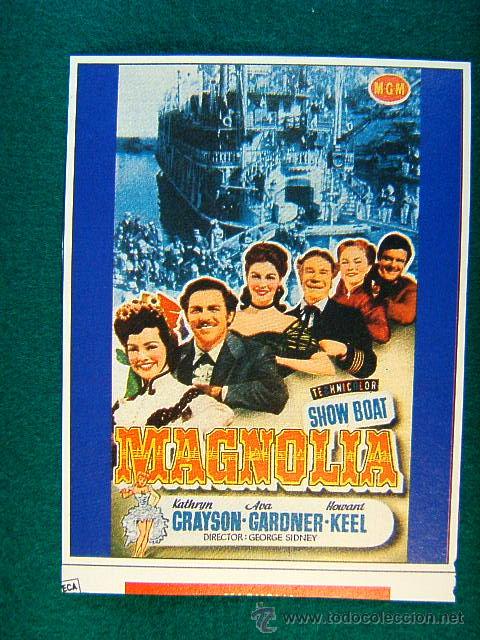 Cine: MAGNOLIA - GEORGE SIDNEY - KATHRYN GRAYSON - AVA GARDNER - HOWARD KEEL - MAS ...