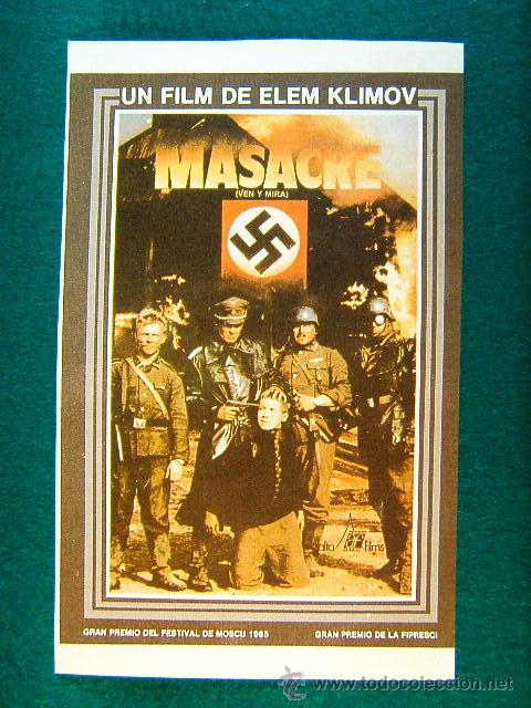 Kino: MASACRE-VEN Y MIRA-PREMIO BERLIN 1985-ELEM KLIMOV-ALEXEY KRAVCHENKO-OLGA MIRONOVA-MAS ...